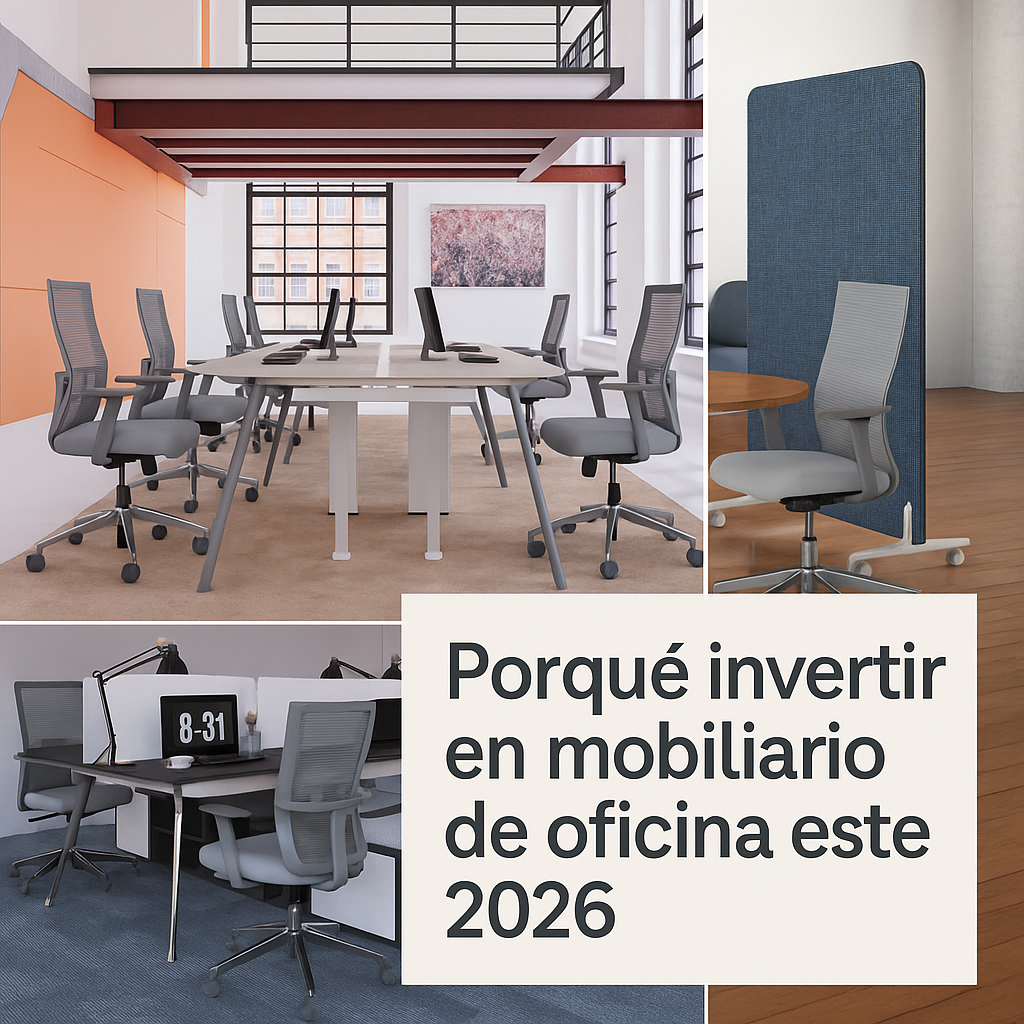 Invertir en mobiliario de oficina: por qué ya no es un gasto, sino una inversión estratégica en 2026